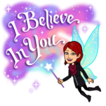 I Believe In You Bitmoji - Vicki Ficth #WorldEmojiDay Blog Post