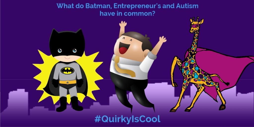 #QuirkyIsCool Batman, Entrepreneur Jaspie