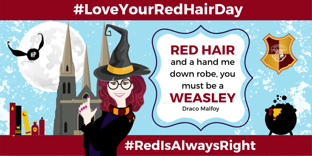 #LoveYourRedHairDay - Ron Weasley Style Vicki Fitch #RedIsAlwaysRight Harry Potter