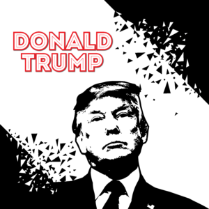 President Donald Trump poster blog graphic Vicki FItch - Trump Impeachment: The Great Debate #ImpeachAndConvict